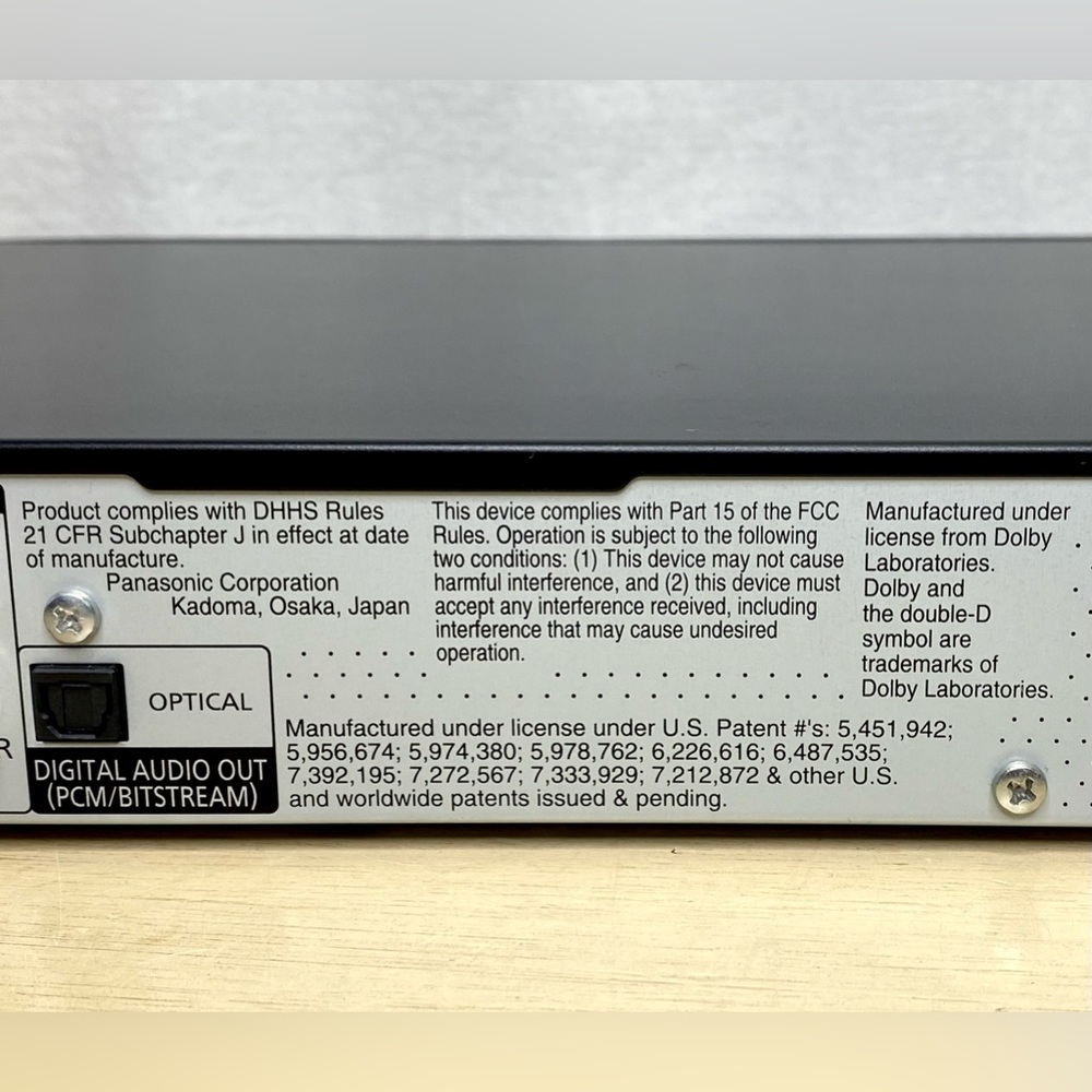 Panasonic DMP-BD55 Black Blu-ray DVD CD Player Original Remote Manual - Picture 13 of 16